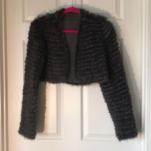 Saga Cropped Fur Jacket